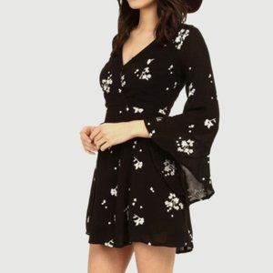 Free People Black Embroidered Dress, Size: 2, NWT